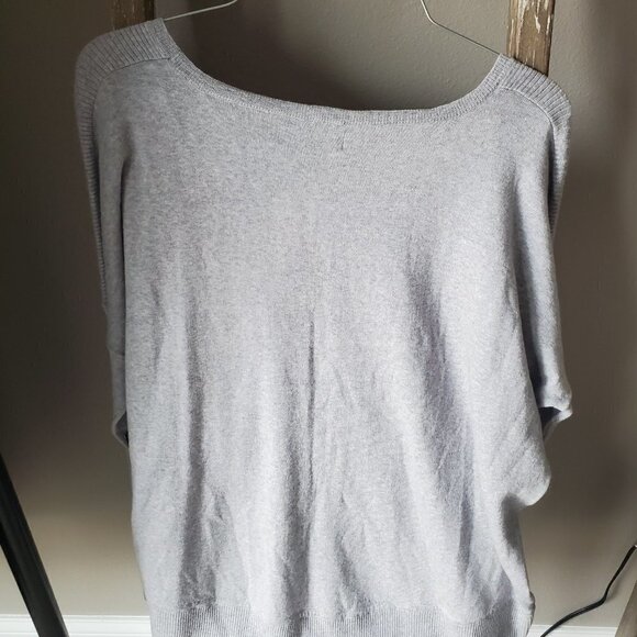 CYNTHIA ROWLEY GREY 100% EXTRAFINE MERINO WOOL . PULLOVER SWEATER SZ XL NWT. - Picture 4 of 6